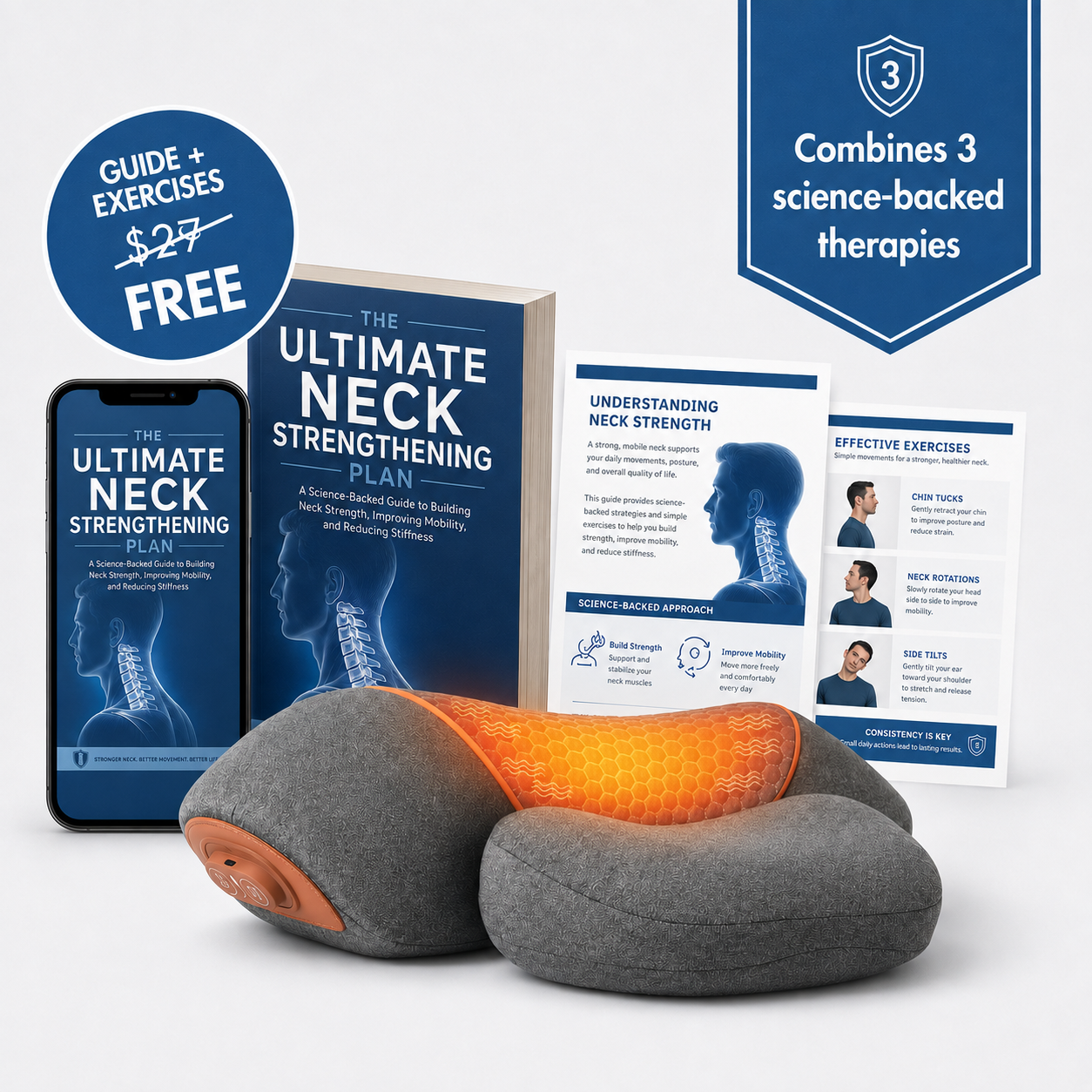 EverEase 3 In 1 Neck Massager